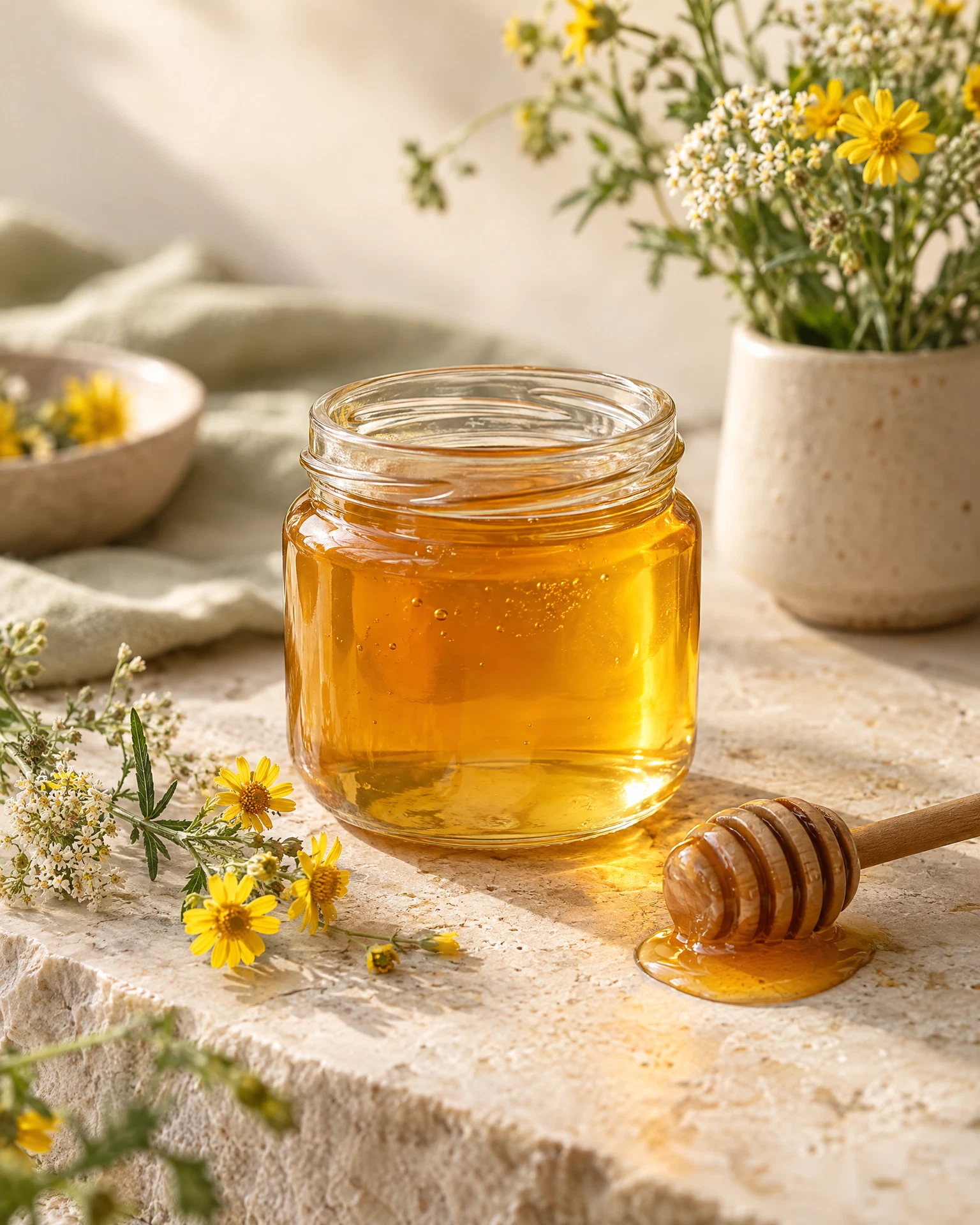 برطمان عسل الزهور البرية